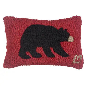 Decorative Alaska-Themed Handhooked Pillows