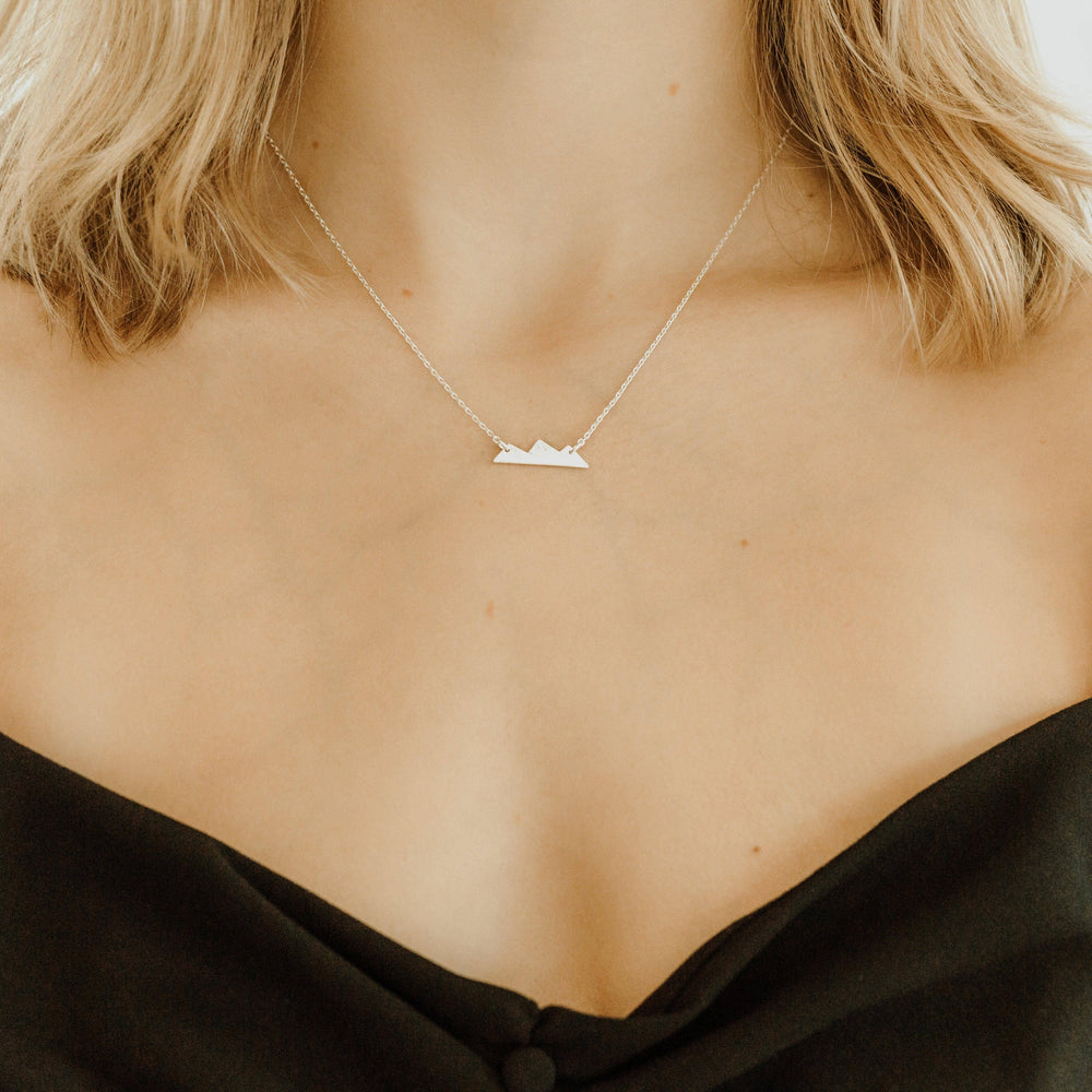 Mountain Necklace w/ Quote Box Set