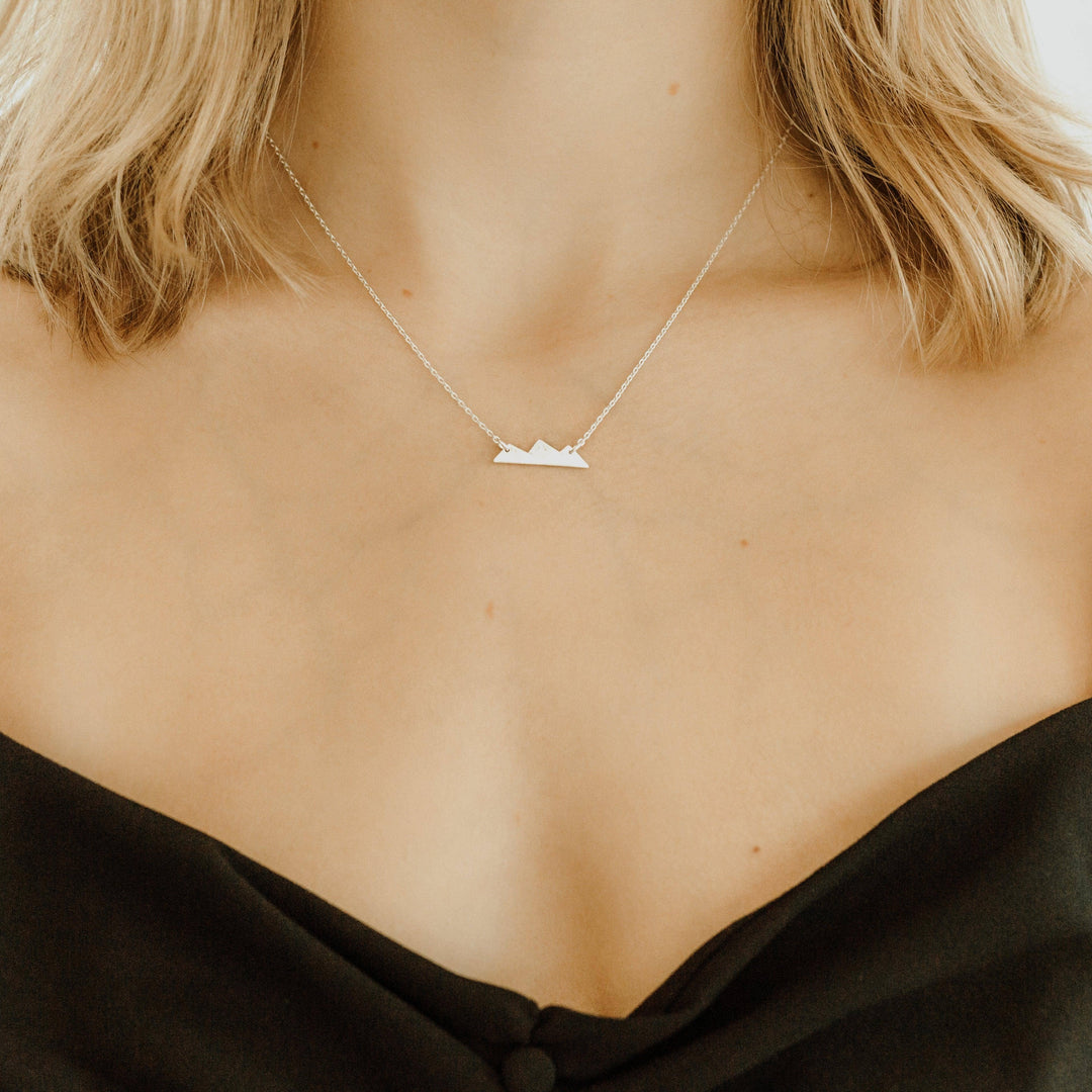 Mountain Necklace w/ Quote Box Set