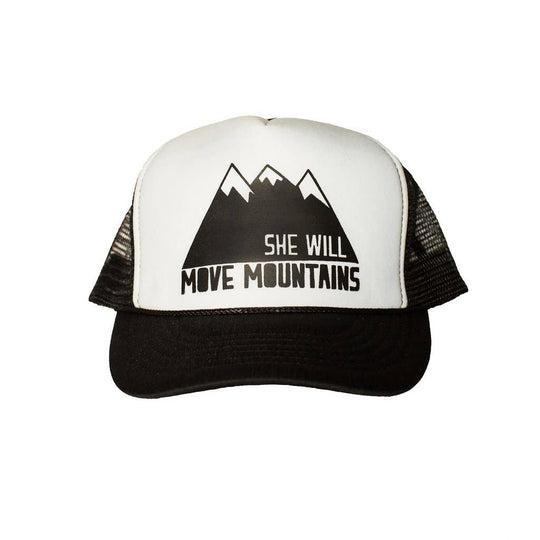 "She Will Move Mountains" Trucker Hat