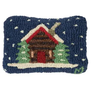 Decorative Alaska-Themed Handhooked Pillows