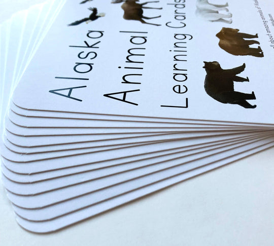 Alaska Animal Learning Cards