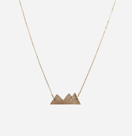 Nashelle Mountain Necklace with Diamond