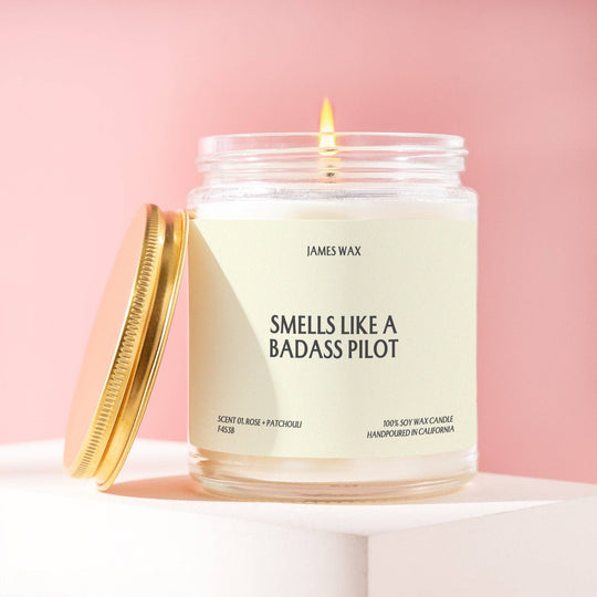 Smells Like A Badass Pilot Candle