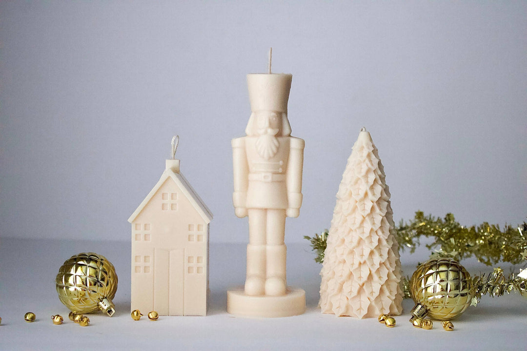 Nutcracker Christmas Candle