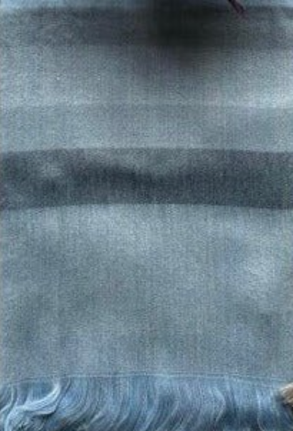 Tones of Blue Brushed Alpaca Throw Blanket