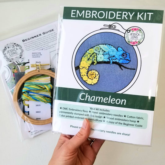 Chameleon Needlepoint Kit