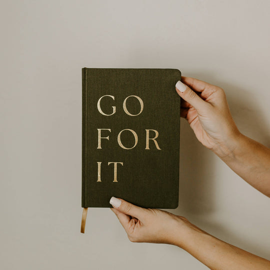 "Go For It" Fabric Journal